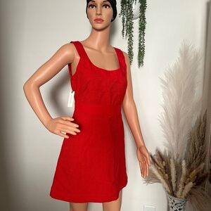 Maeve Sleeveless Scoop-Neck Mini Dress